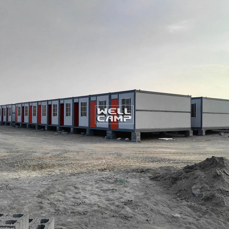Wholesale c16 foldable container house cost WELLCAMP, WELLCAMP prefab house, WELLCAMP container house Brand
