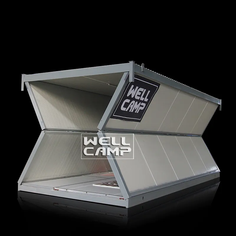 WELLCAMP, WELLCAMP prefab house, WELLCAMP container house folding folding container house c16 f6