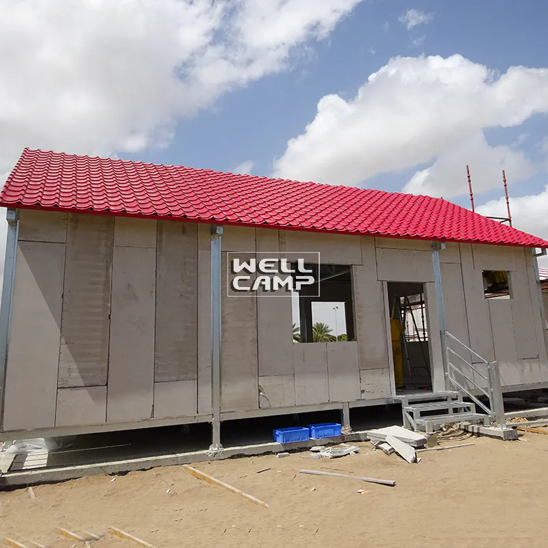 prefabricated modular house building for WELLCAMP, WELLCAMP prefab house, WELLCAMP container house