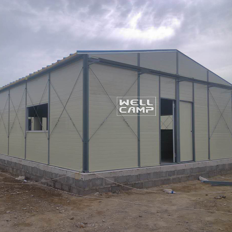 WELLCAMP, WELLCAMP prefab house, WELLCAMP container house project prefab house kits on seaside for labour camp-3
