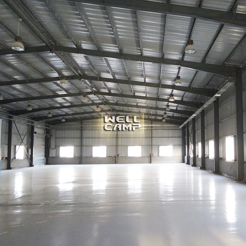 WELLCAMP, WELLCAMP prefab house, WELLCAMP container house prefabricated warehouse with brick wall-2