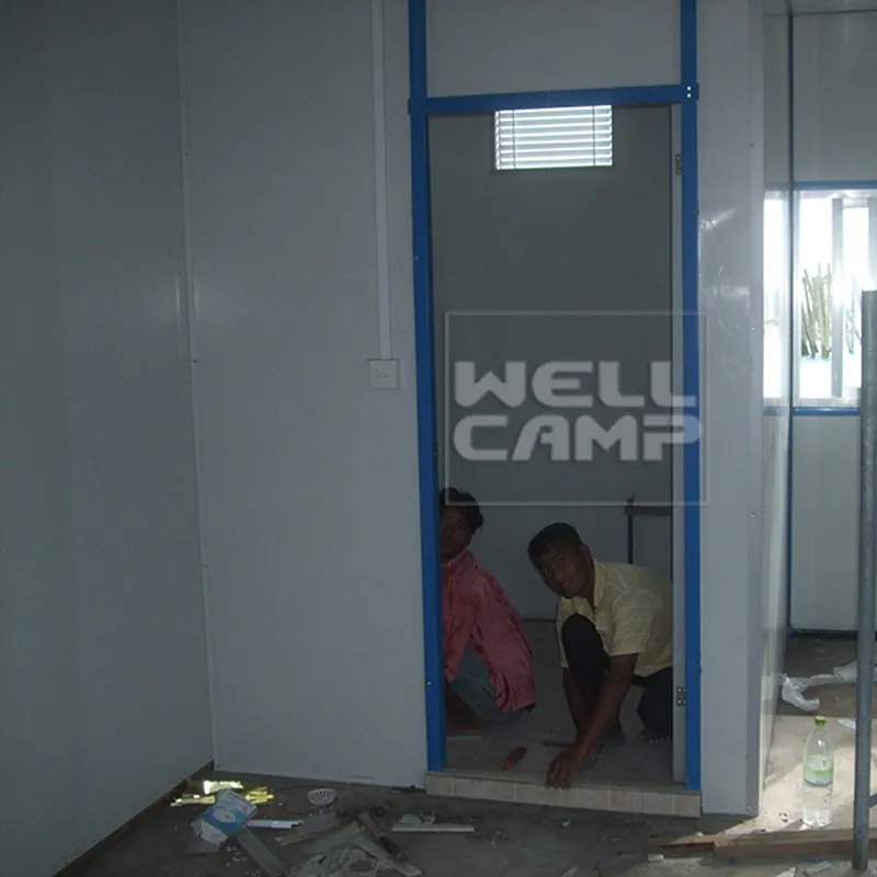 mobile steel prefabricated house online for labour camp