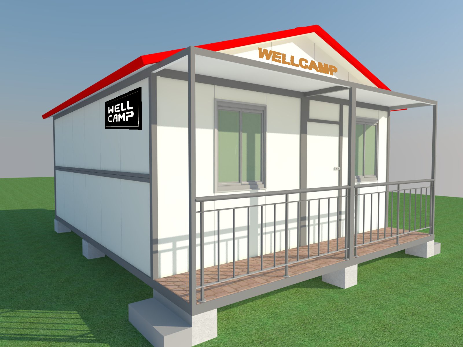 WELLCAMP, WELLCAMP prefab house, WELLCAMP container house detachable containerhomes labour camp-2