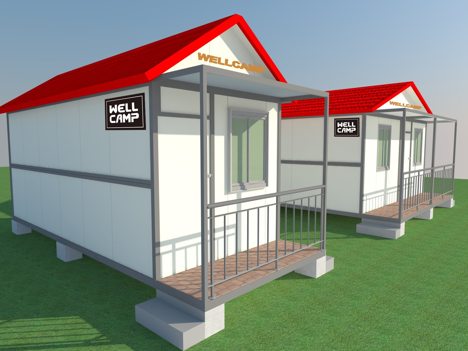 WELLCAMP, WELLCAMP prefab house, WELLCAMP container house sea can homes labour camp for sale-4