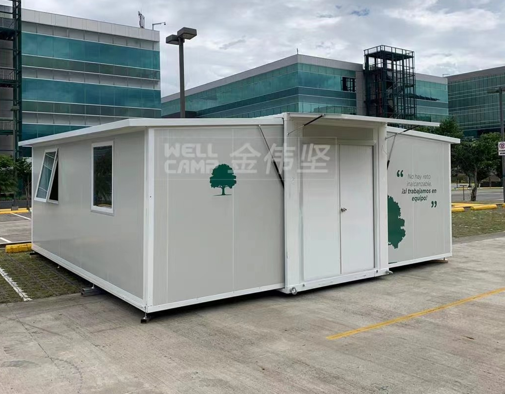 product-2022 expanding container house with 2 bedrooms-WELLCAMP, WELLCAMP prefab house, WELLCAMP con-2