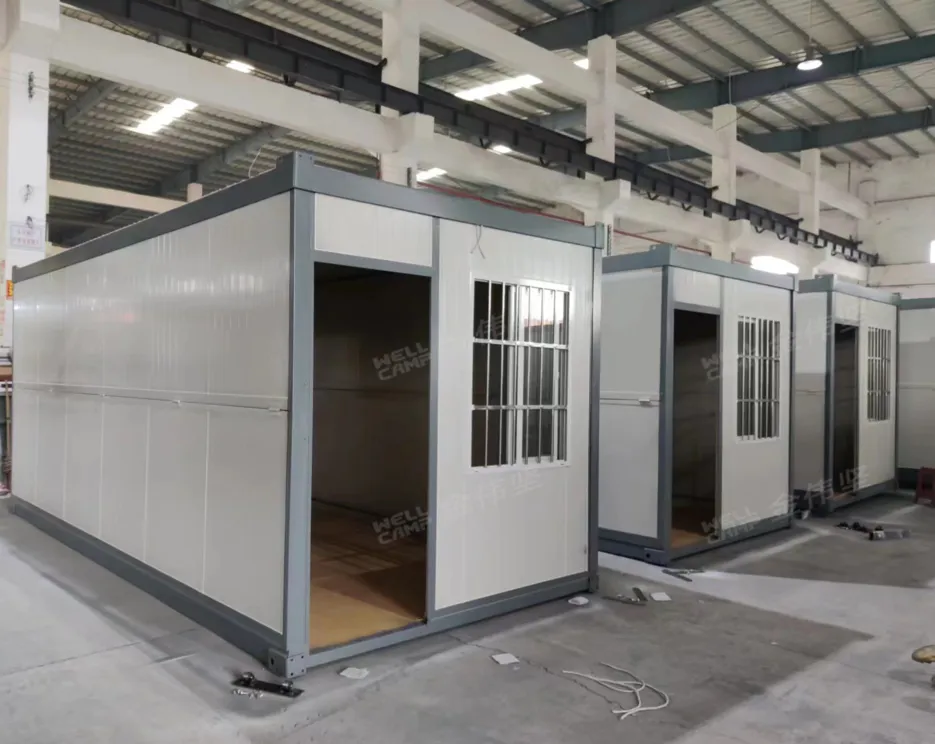 20 ft folding container house design /warehouse steel structure