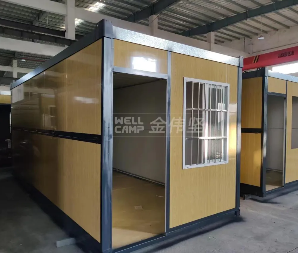 newest color folding prefab homes/ foldable container house