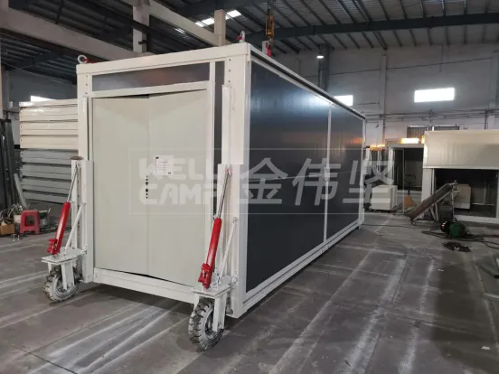 standard detachable container house with walkway for office