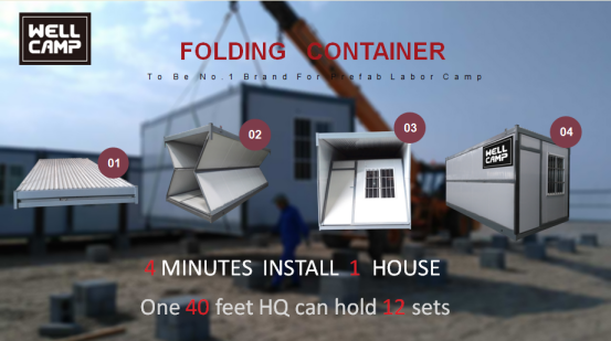 WELLCAMP, WELLCAMP prefab house, WELLCAMP container house two floor prefabricated houses container for office-1