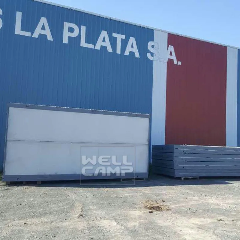 Proyecto de villa prefabricada de panel sándwich Wellcamp en Argentina