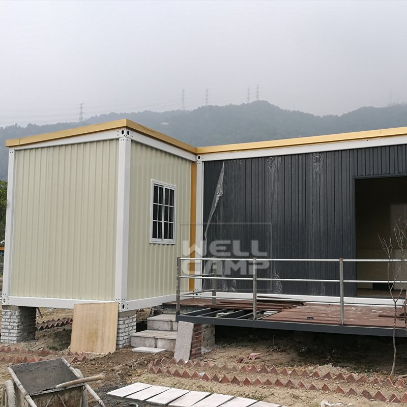 Maisons préfabriquées pour camp de travail en Chine Projet Jieyang