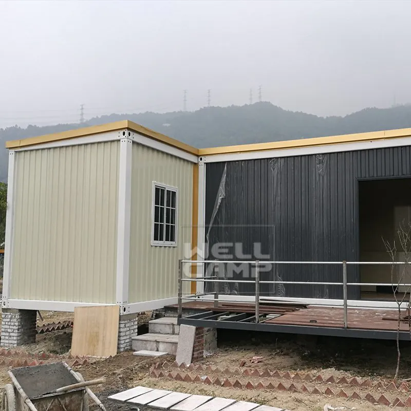 Rumah Prefab untuk Kamp Kerja di Proyek Jieyang China
