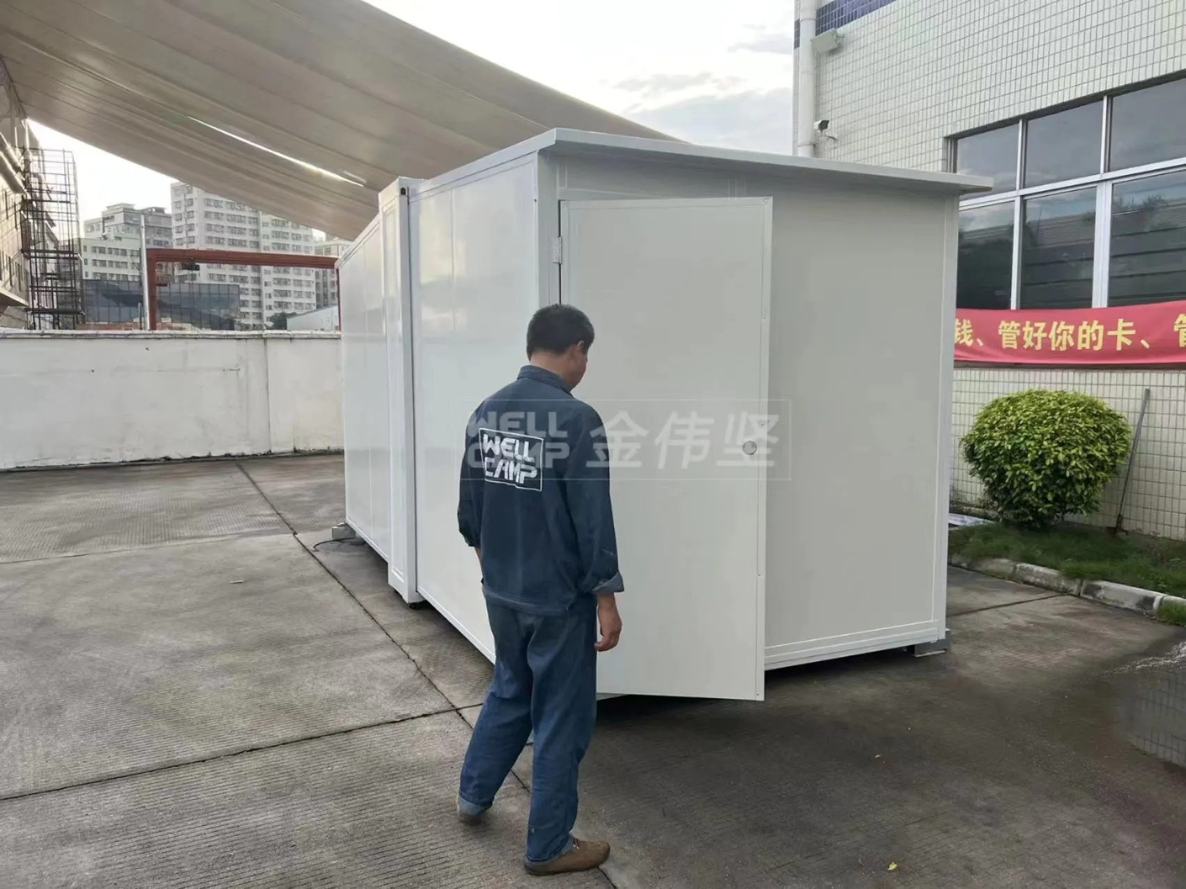 WELLCAMP tiny expandable container houe in  philippine project