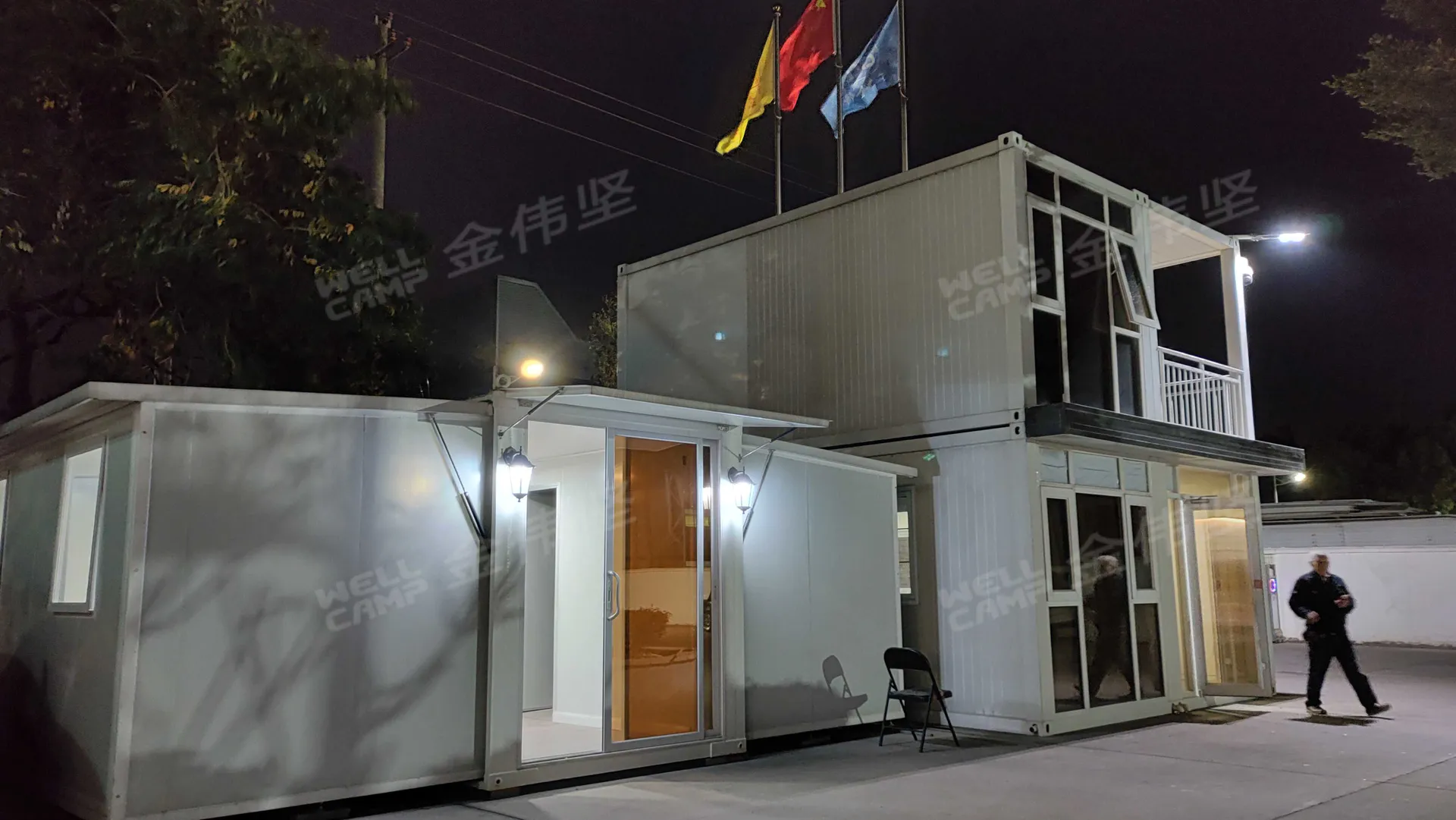 This expandable container house project is in Japan