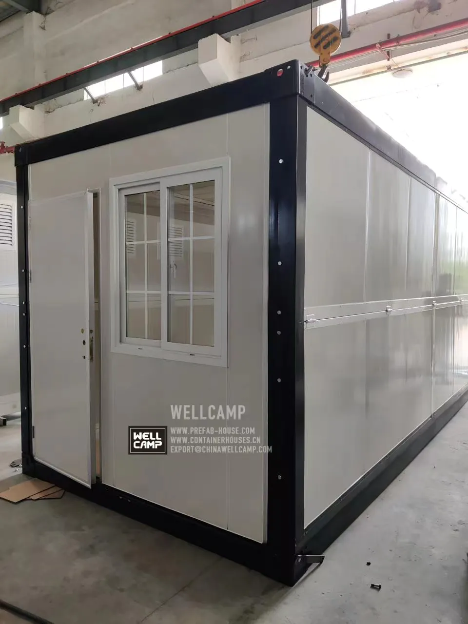 Folding container house project is in Germany