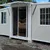 Expandable container house project is in California