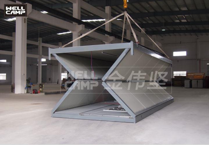 product-2 floor 20 ft folding container house foldable home-WELLCAMP, WELLCAMP prefab house, WELLCAM-2