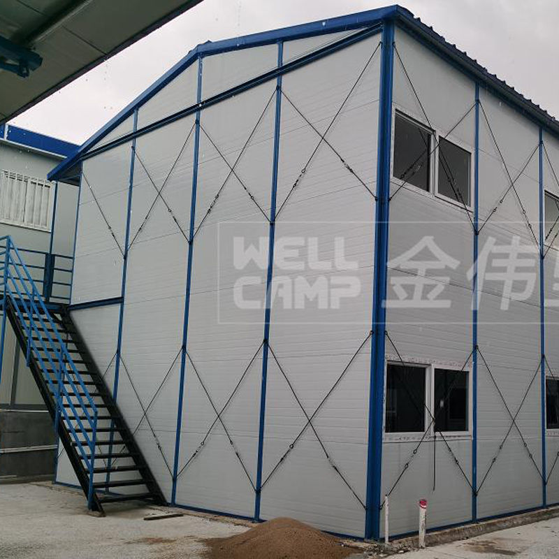 Economical Steel Structure Prefabricated knockdown house Price for Site Office and Accomodation