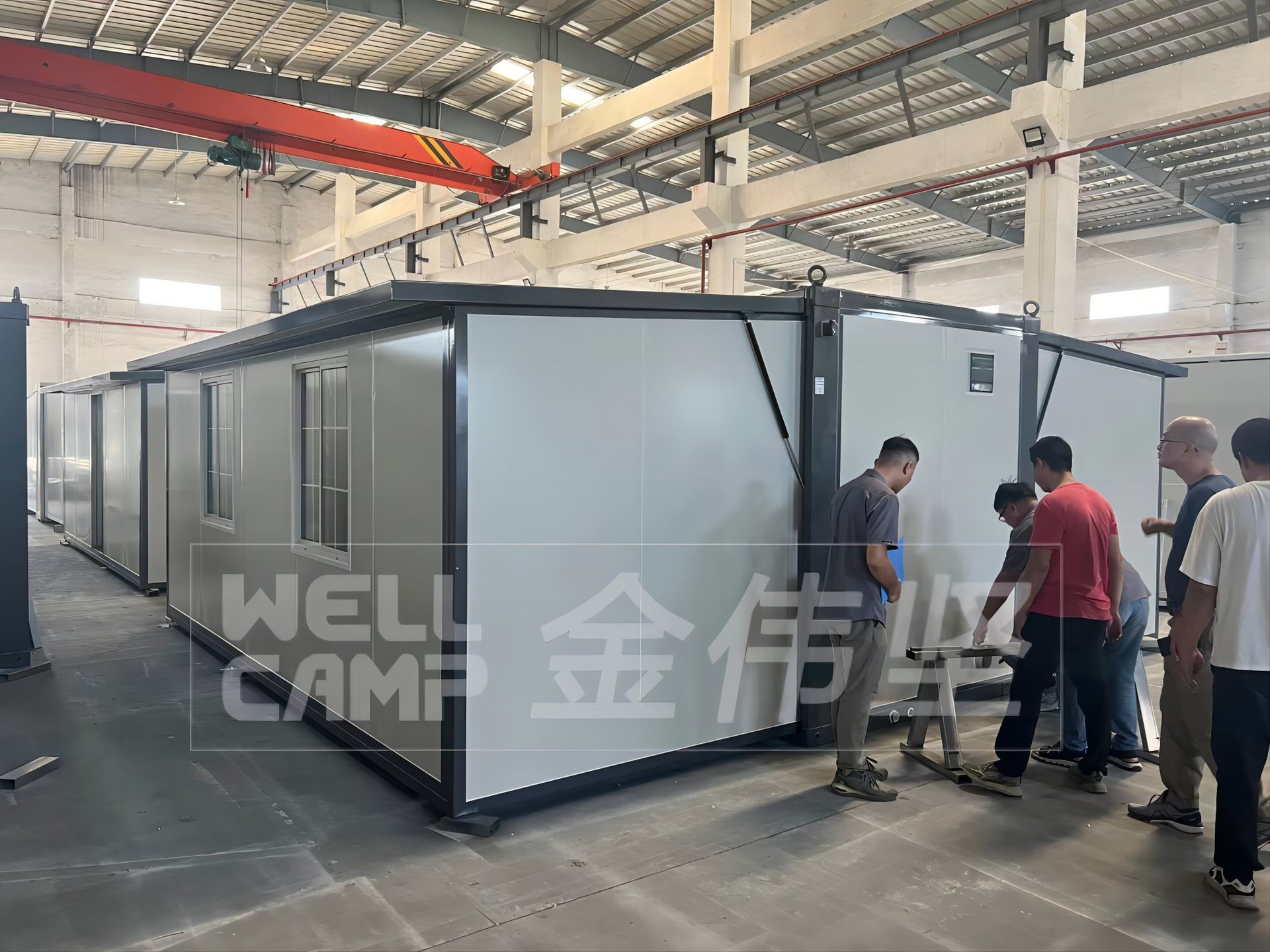 product-2022 NewFastInstallExpandableContainerHouseforDormitory-WELLCAMP, WELLCAMP prefab house, WEL-2