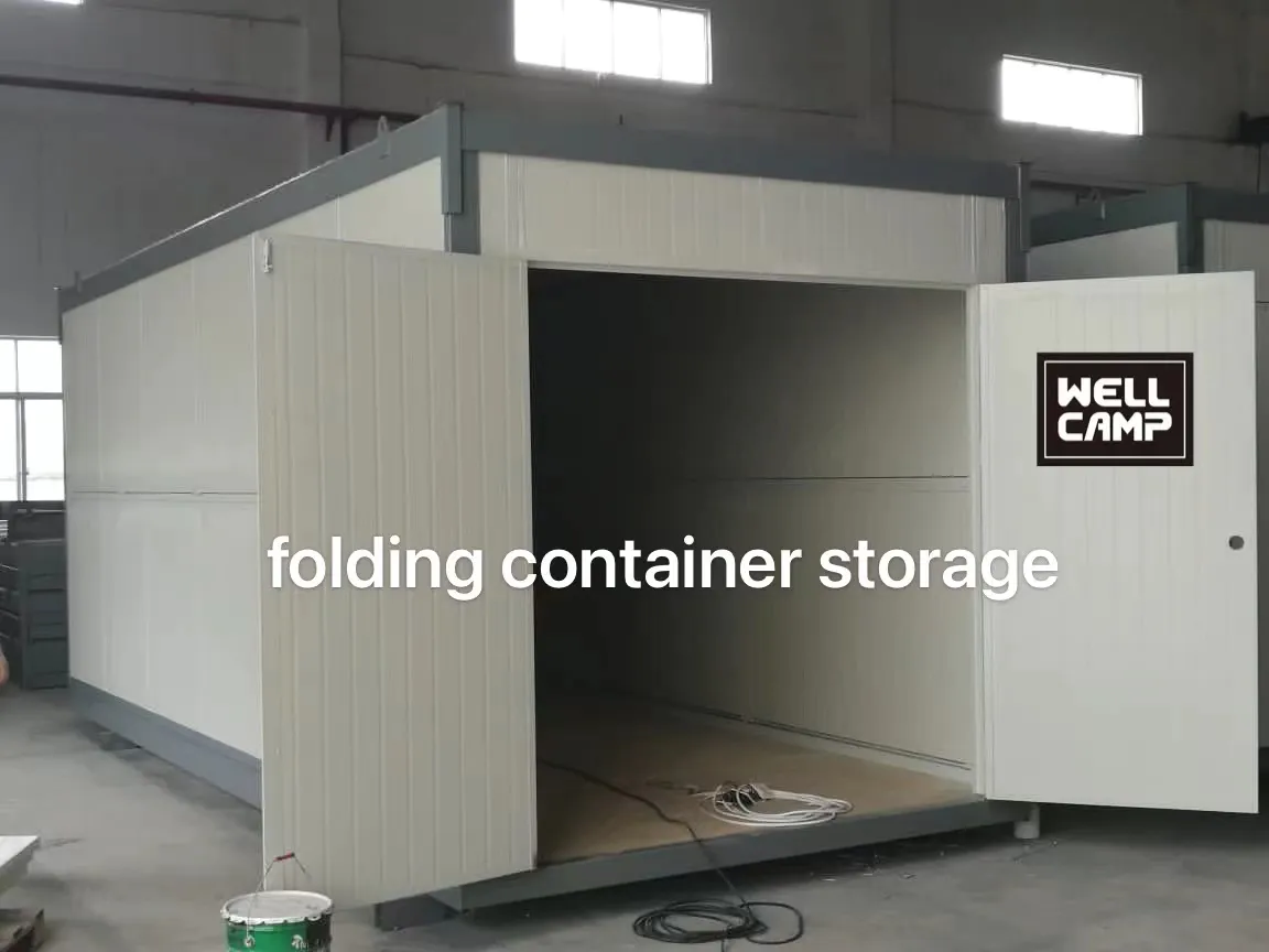 folding container storage/ portable folding houses / low cost container house in China