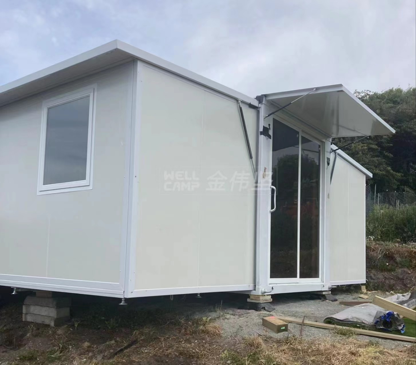product-WELLCAMP, WELLCAMP prefab house, WELLCAMP container house-expandable 2 bed 3bed container ho-1