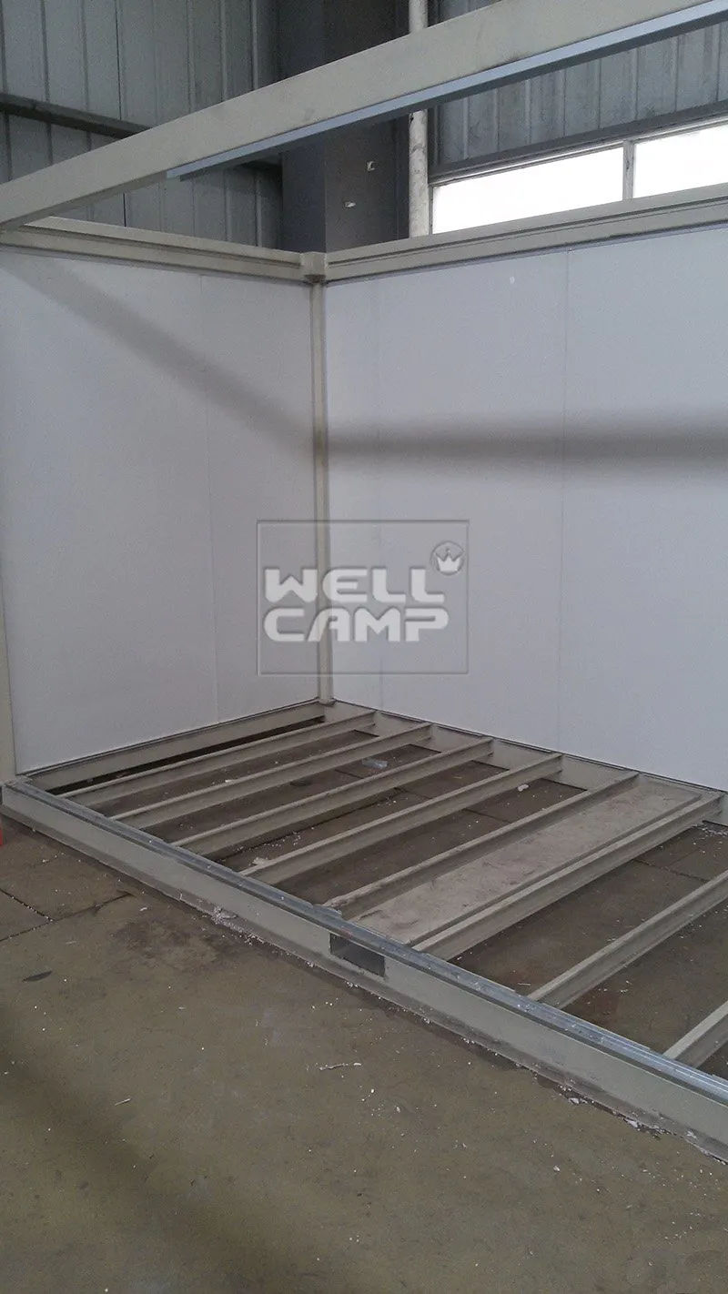 How does WELLCAMP manufacture foldable container house ?
