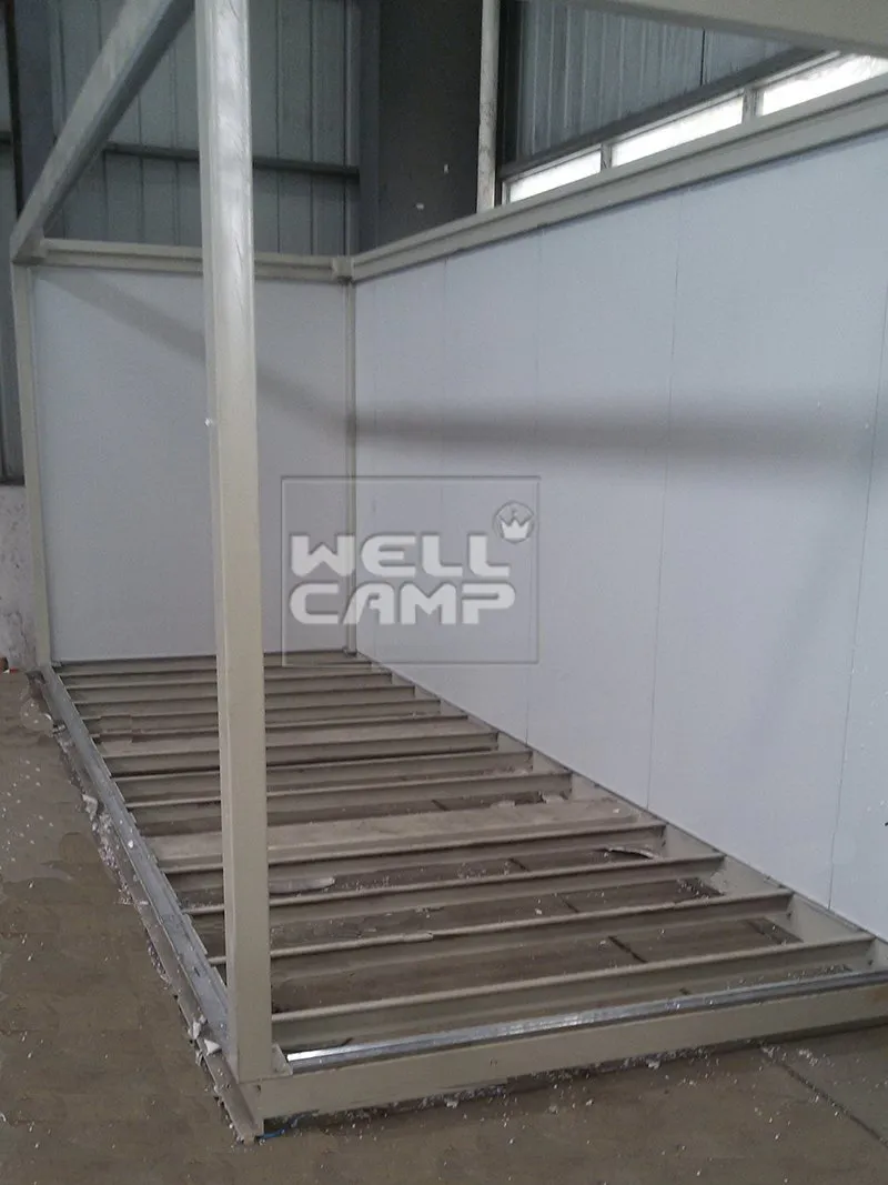 How are materials used by WELLCAMP for producing container houses china ?
