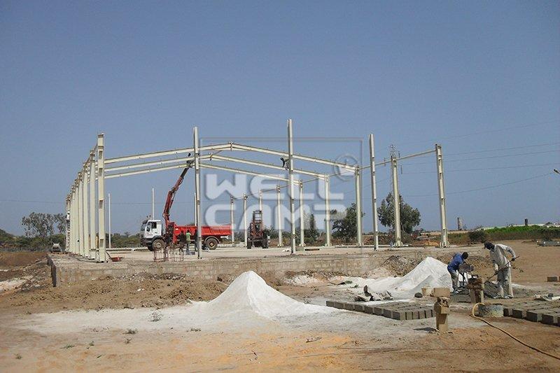 product-Durable Large Span Steel Structure Warehouse, Wellcamp S-5-WELLCAMP, WELLCAMP prefab house, -1