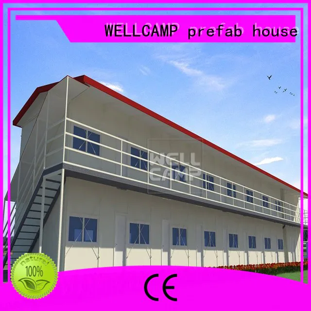 WELLCAMP, WELLCAMP prefab house, WELLCAMP container house Brand prefab worker green customized prefab houses
