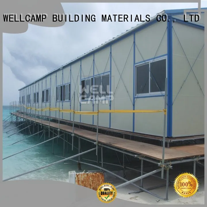 WELLCAMP, WELLCAMP prefab house, WELLCAMP container house prefab house kits on seaside for office