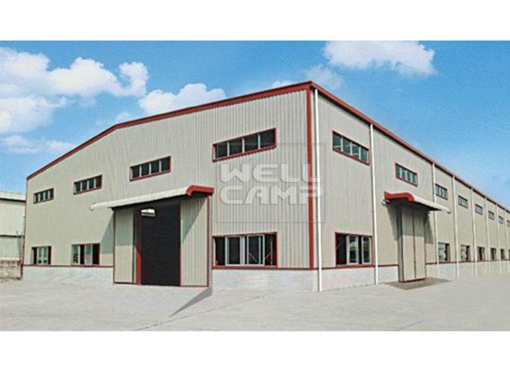 product-Customized Standard Durable Steel Structure Workshop, Wellcamp S-4-WELLCAMP, WELLCAMP prefab-1