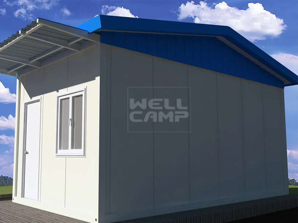 Casa prefabricada de panel sándwich móvil de nuevo estilo para sala de seguridad, Wellcamp T-7
