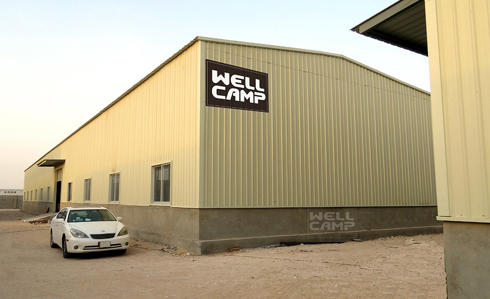 Structure en tôle d'acier Wellcamp au projet Qatar