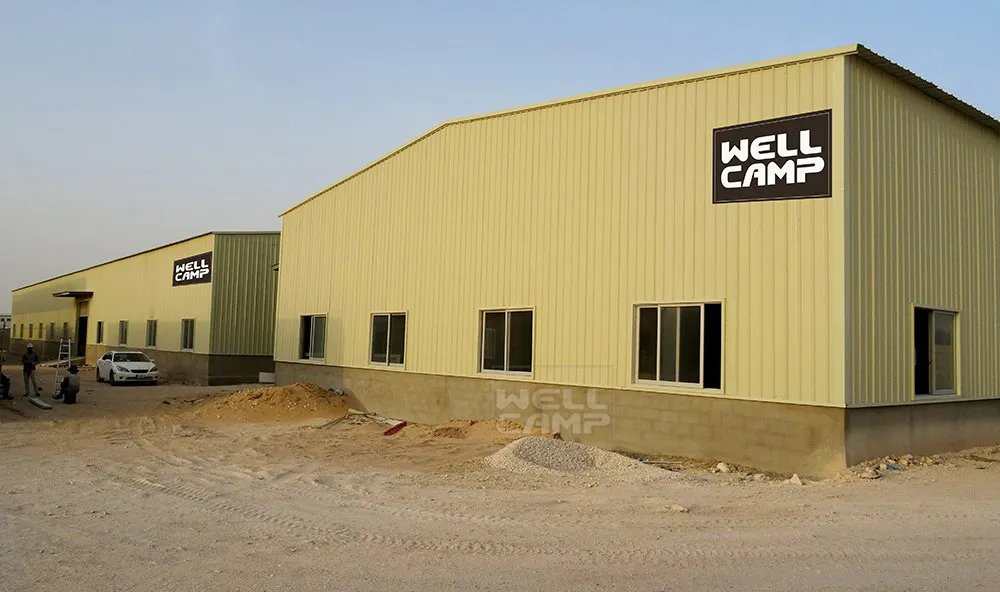 Structure en tôle d'acier Wellcamp au projet Qatar