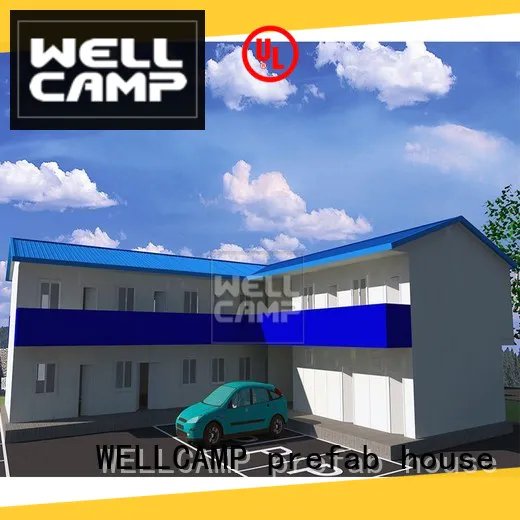 WELLCAMP, WELLCAMP prefab house, WELLCAMP container house prefabricated shipping container homes refugee house for labour camp