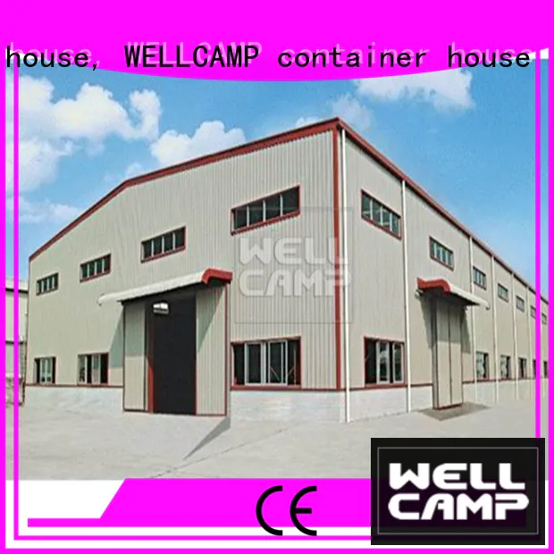 WELLCAMP, WELLCAMP prefab house, WELLCAMP container house warehouse prefabricated warehouse wall