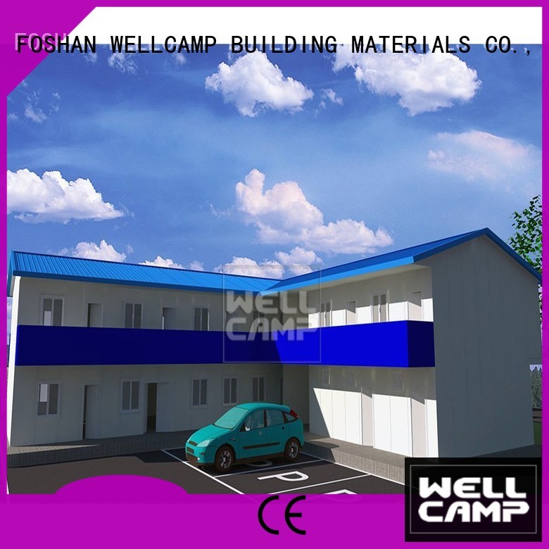WELLCAMP, WELLCAMP prefab house, WELLCAMP container house sandwich china prefabricated house manufacturers high quality for labour camp
