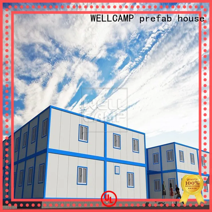 WELLCAMP, WELLCAMP prefab house, WELLCAMP container house high end container house project online for renting