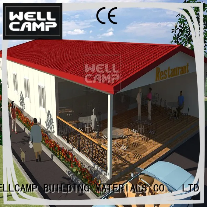fast install steel villa house factory online for restaurant WELLCAMP, WELLCAMP prefab house, WELLCAMP container house