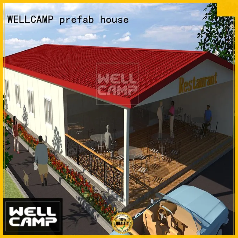 Hot panel Prefabricated Simple Villa sandwich smart WELLCAMP, WELLCAMP prefab house, WELLCAMP container house Brand