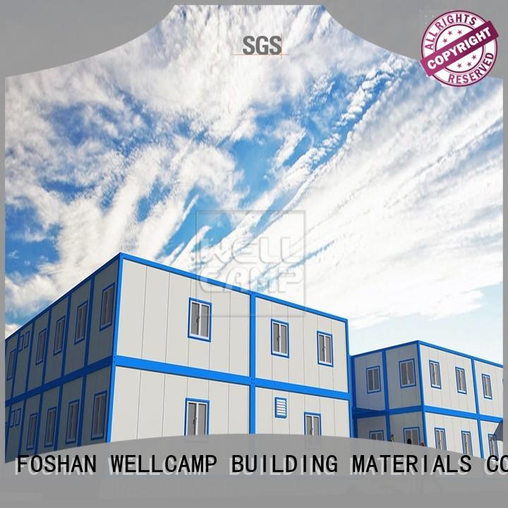 WELLCAMP, WELLCAMP prefab house, WELLCAMP container house modern china flat pack container house detachable for