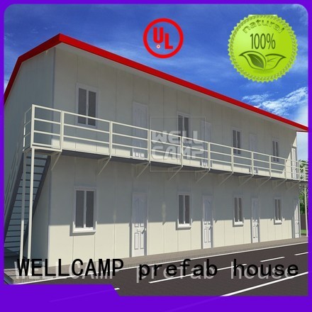 WELLCAMP, WELLCAMP prefab house, WELLCAMP container house economic modular prefabricated house suppliers for labour camp