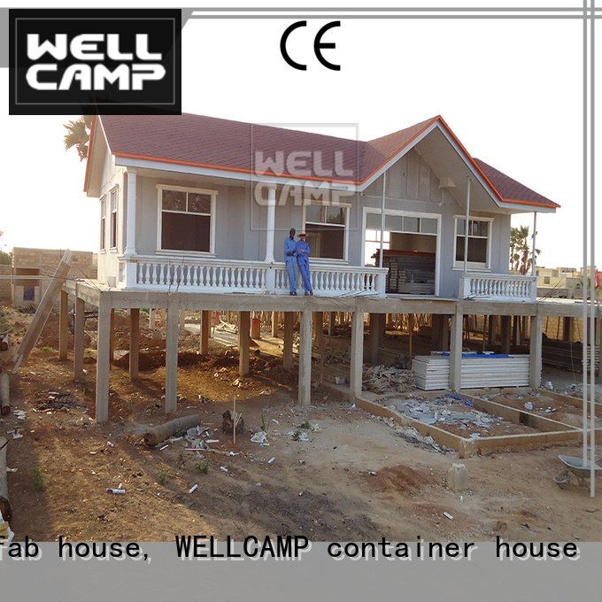 Prefabricated Concrete Villa style modular house WELLCAMP, WELLCAMP prefab house, WELLCAMP container house Brand