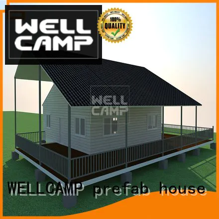 WELLCAMP, WELLCAMP prefab house, WELLCAMP container house villa prefabricated hotel Prefabricated Concrete Villa strong