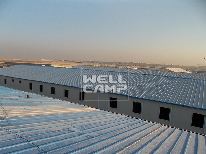 How many foldable container house are produced by WELLCAMP per year?