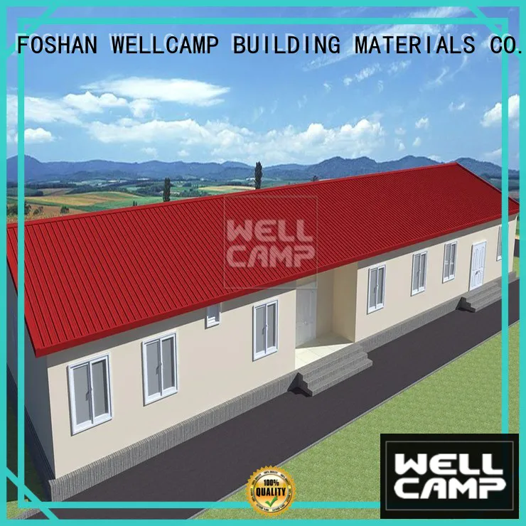 safe modern prefabricated houses hot sale for countryside WELLCAMP, WELLCAMP prefab house, WELLCAMP container house