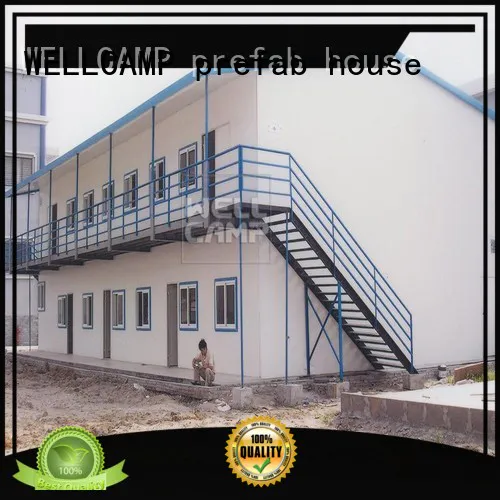 Two Floor Temporary Modular Prefab House For Accommodation, Wellcamp T-12