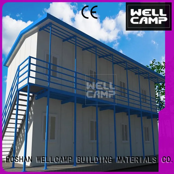 high quality prefab house kits hot sale for accommodation WELLCAMP, WELLCAMP prefab house, WELLCAMP container house