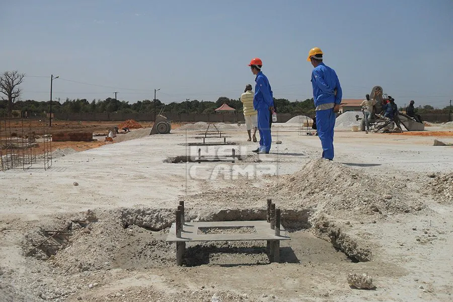 Estructura de chapa de acero Wellcamp en el proyecto de Qatar