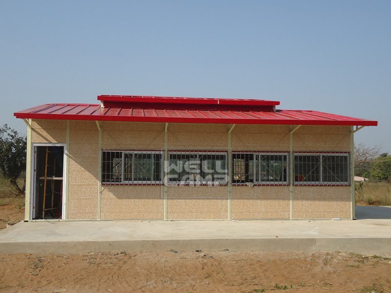 product-Modern Prefabricated House For Classroom In Mozambique Project, Wellcamp K-16-WELLCAMP, WELL-1